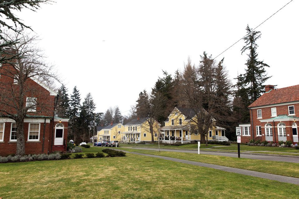 The three smaller homes at Fort Lawton are in a neighborhood called Montana Circle. They were built in 1900, except for four that went up in the 1930s. They sold for between $799,000 and $1.2 million.