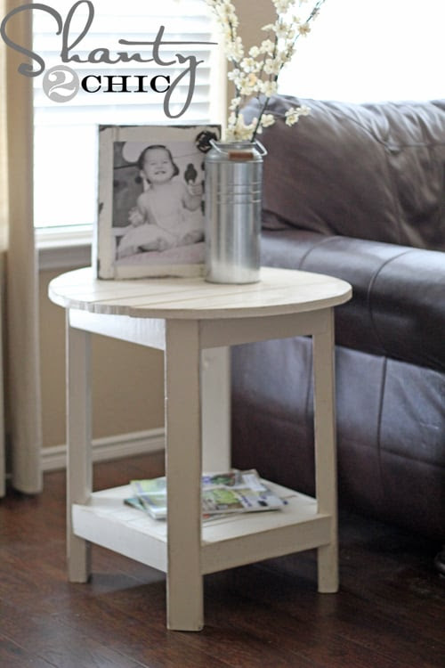 make this side table inspired by pottery barn benchwright side table ...