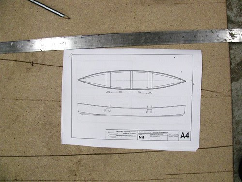 What I was busy with last week - building a Quick Canoe 