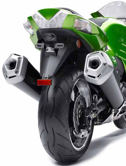 Foto New Kawasaki Ninja Zx-14R 2012 lampu belakang