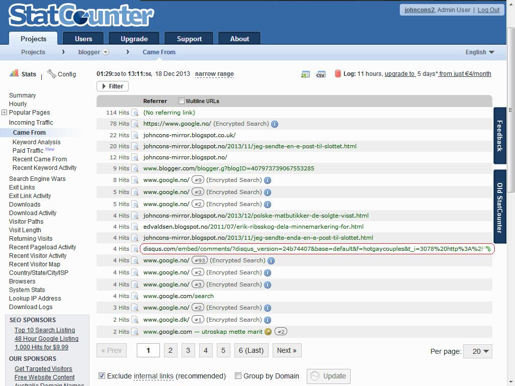 statcounter disqus