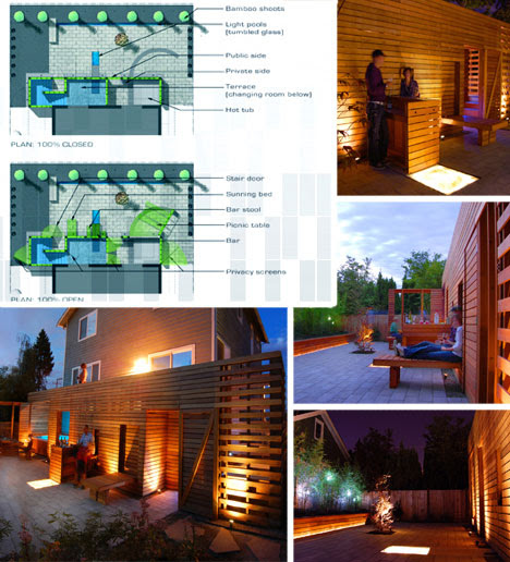 fold out vertical patio outdoor furniture