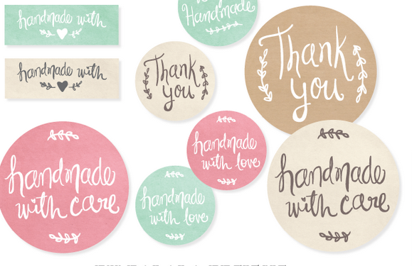 Free Printable Labels to Kick Up Your Packaging! {Handmade Collection}