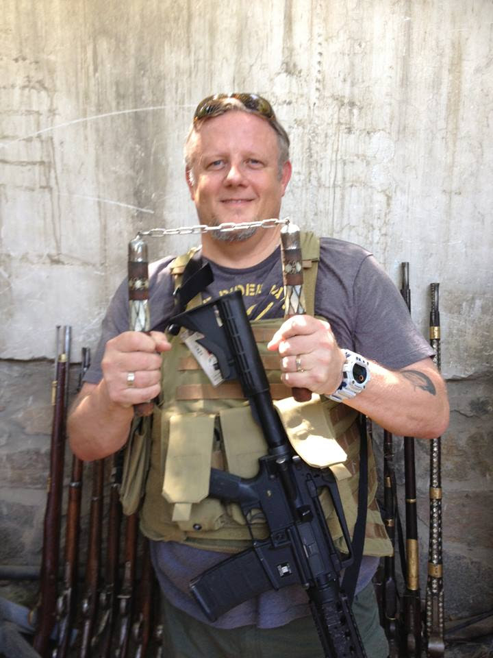 Wes on deployment in Afghanistan