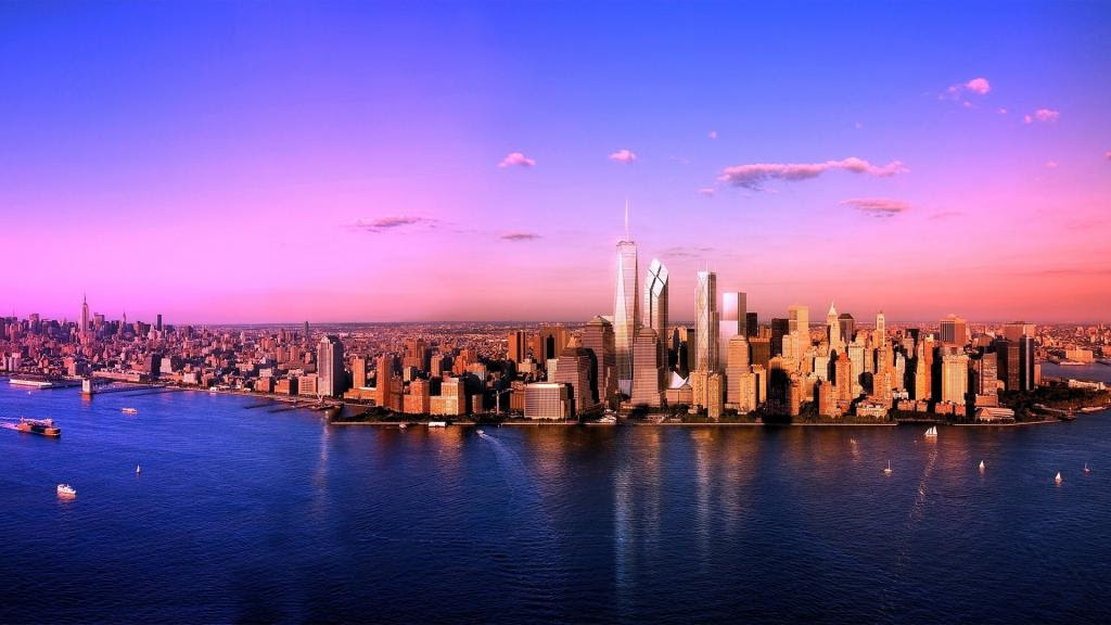 广阔的城市景色风景壁纸 高清图片 旅游景点 桌面城市