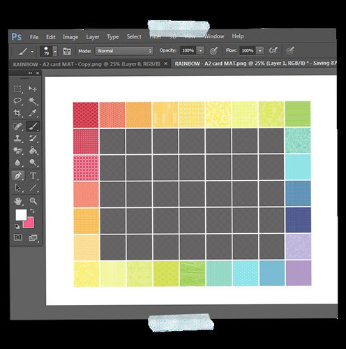 rainbow frame PNG in PHOTOSHOP 2