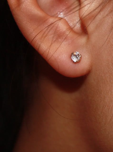 ear! I got my first piercings today! :). This afternoon, I met up with some 