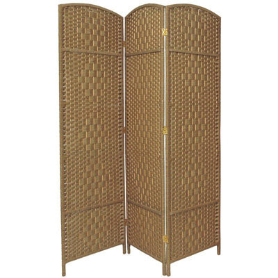 Oriental Furniture Wooden Shutter Room Divider in White | Wayfair