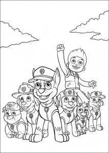 Dibujos Para Colorear De La Patrulla Canina