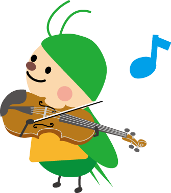 虫の音楽会のイラスト 無料イラスト素材