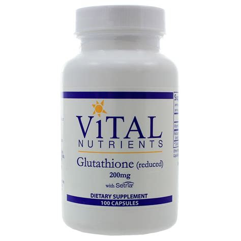 Discount prices and promotional sale on all. GLUTATHIONE (REDUCED) 200MG - 100 CAPSULES