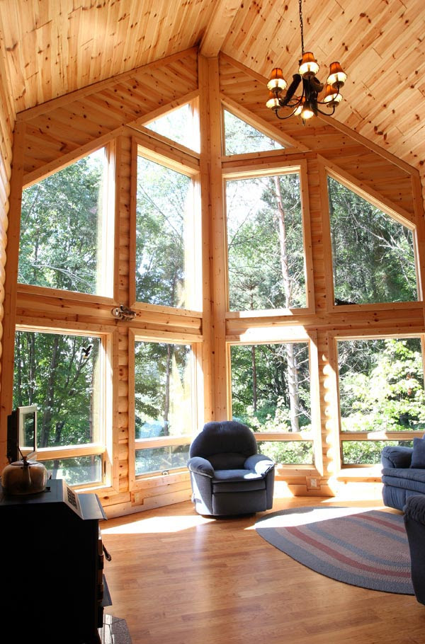 Energy Efficient Log House Plan Family Home Plans Blog Energy Efficient Log House Plan Family Home Plans Blog