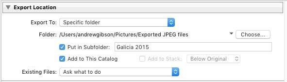How to export photos from Lightroom