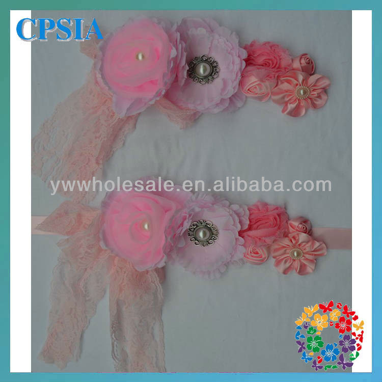 385 New baby hippie headbands 608   belt for kids wholesale flowers for headbands hippie flower headband 