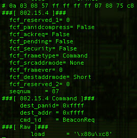 802.15.4 Scapy