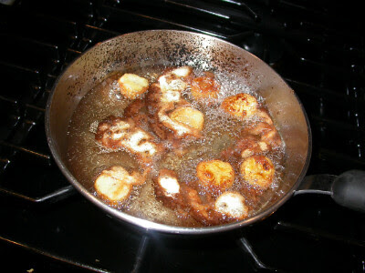 Fried Banana Cooking