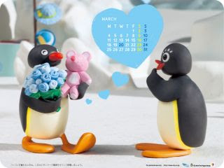 3月の壁紙 ピングー Pingu オフィシャルホームページ ピングーのスタッフブログ