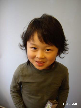 子供の髪型 キッズカット 男の子 ミディアム よっしーの畑