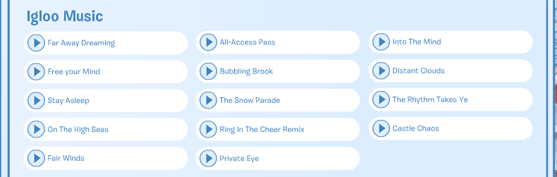 Club Penguin Igloo Music Updated - July 2015