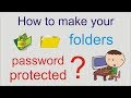 How to Lock Folder in PC?