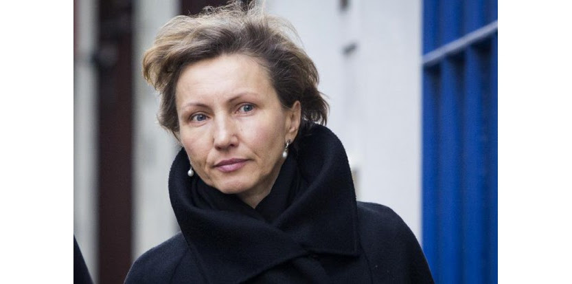 Marina Litvinenko, veuve de l'ancien espion russe Alexandre Litvinenko, à Londres le 27 janvier 2015<br />
 (c) Afp