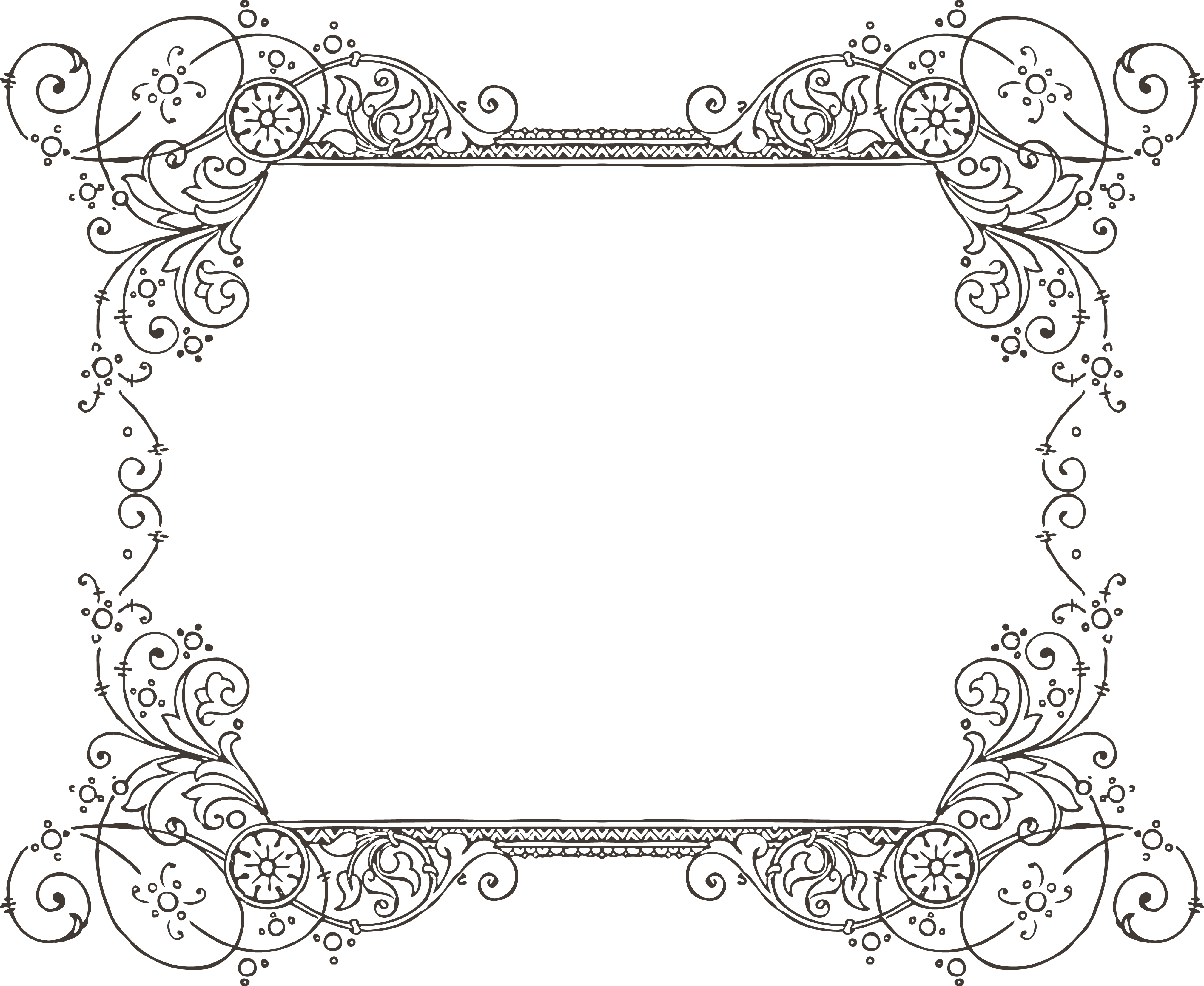 More Free Clipart - Vintage Frames Borders & Ornaments 