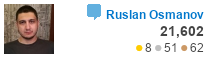 profile for Ruslan Osmanov at Stack Overflow, Q&A for professional and enthusiast programmers