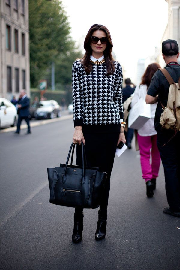 Street Style Spring 2013 - Milan Fashion Week Street Style - Harper's BAZAAR