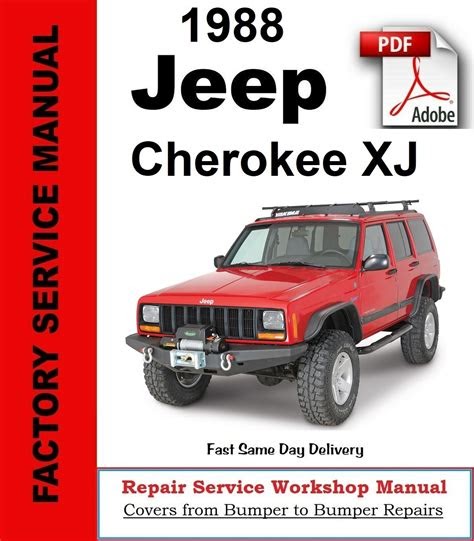 Download Jeep Cherokee Xj Service Repair Manual 1988 1993
