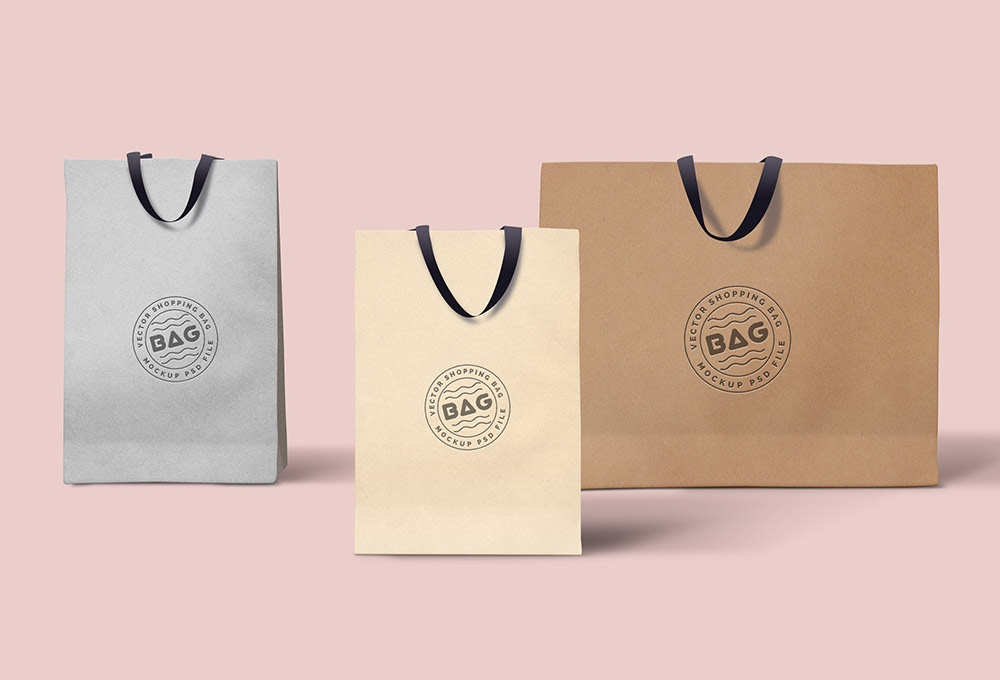 Download Shopping Bags PSD Template - GraphicsFuel