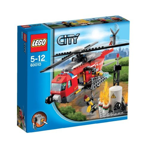 Lego City - 60010 - Jeu de Construction - L'hélicoptère des pompiers