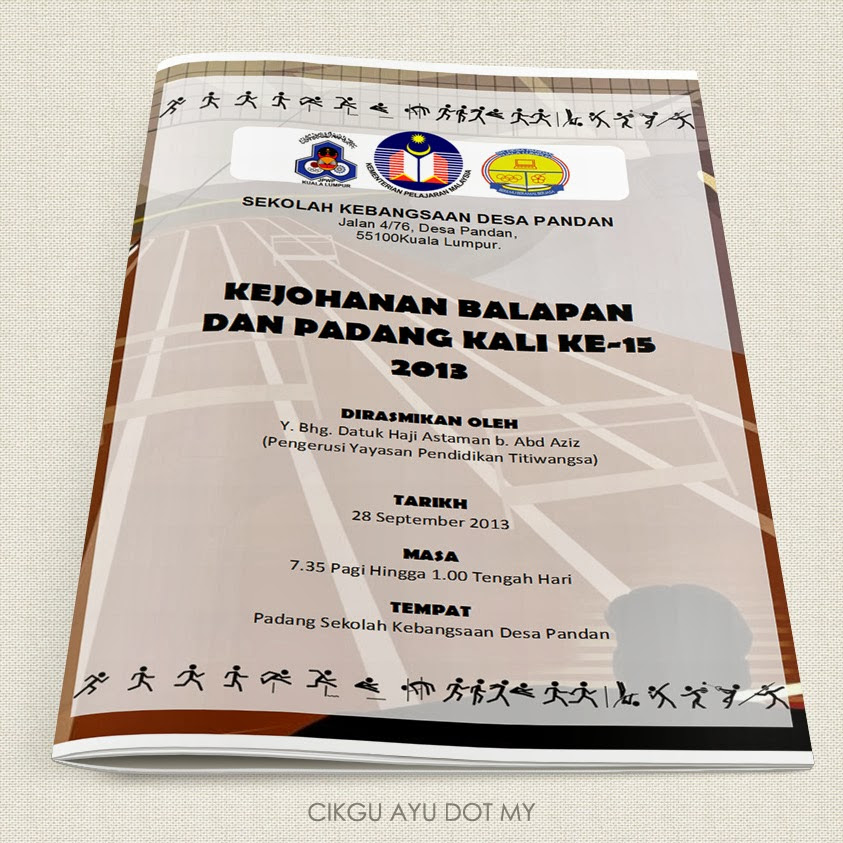 Contoh Buku Program Sukan Tahunan  Contoh 36