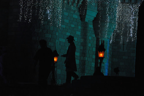 Disney show in silhouette