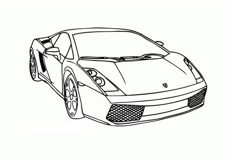  free printable lamborghini coloring pages for kids