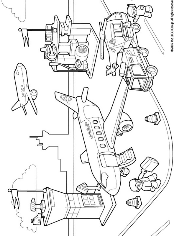 Airport Coloring Pages At Getdrawings Free Download