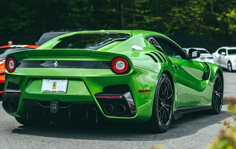 Ferrari F12tdf Spotted in One Off Verde Kers Lucido Ferrari F12tdf Spotted in One Off Verde Kers Lucido