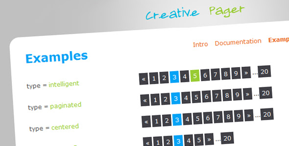 CreativePager - CodeCanyon Item for Sale