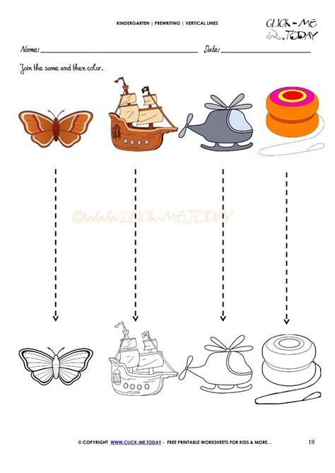  writing practice preschool kids trace line stockvector tracing
