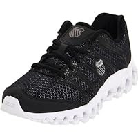 K-Swiss Women's Tubes Run 100 A Running Shoe,Black/White,8 M US