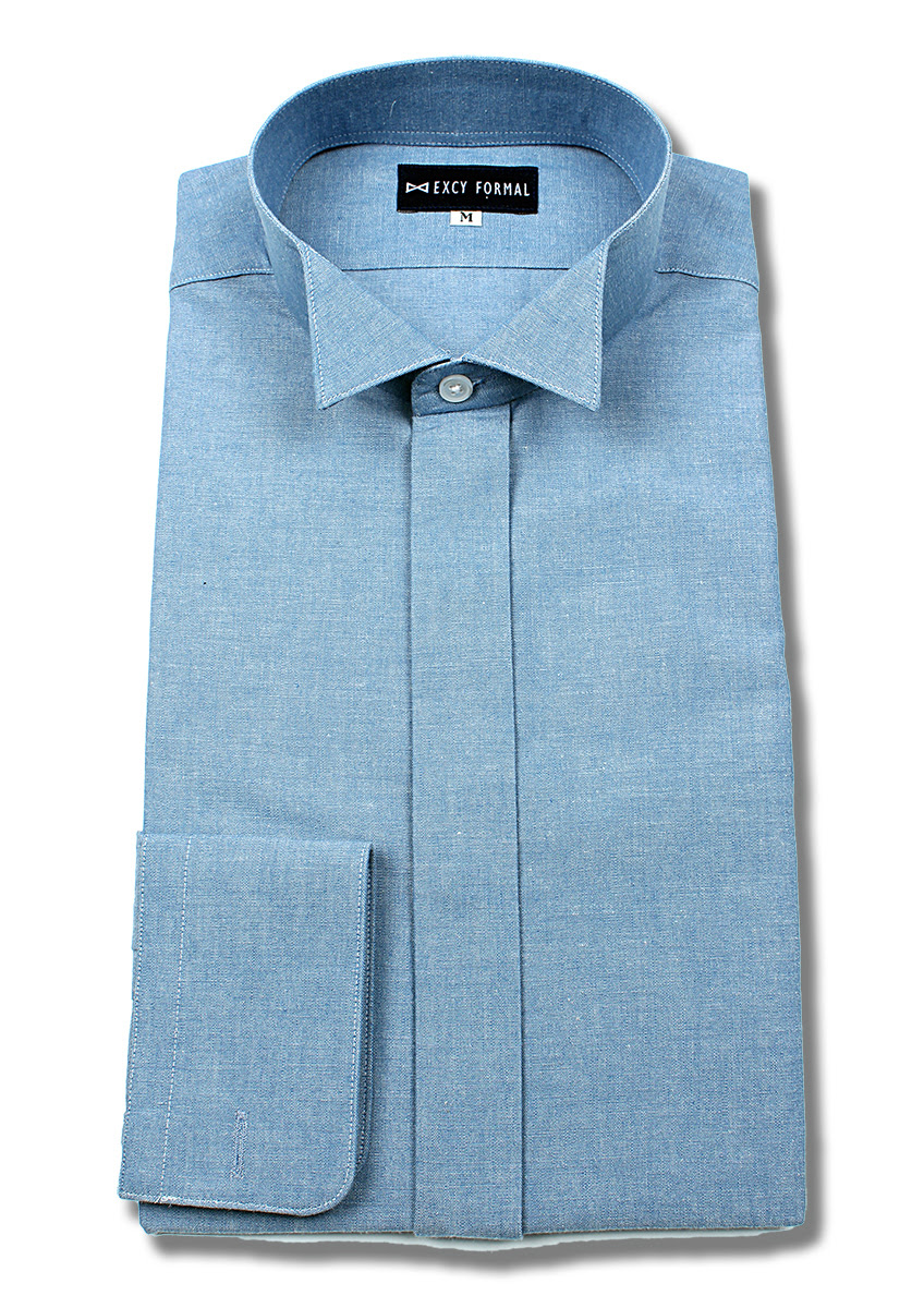 結婚式 披露宴に St 511d ダンガリーウイングカラーシャツ メンズフォーマルアクセサリー 株式会社ヤマモト Excy