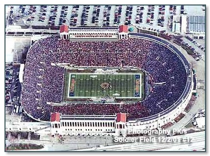 Soldier Field Aerial Photos in Chicaqo by Marge Beaver