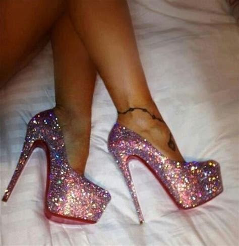 shoes glitter pumps glitter pumps high heels sparkly