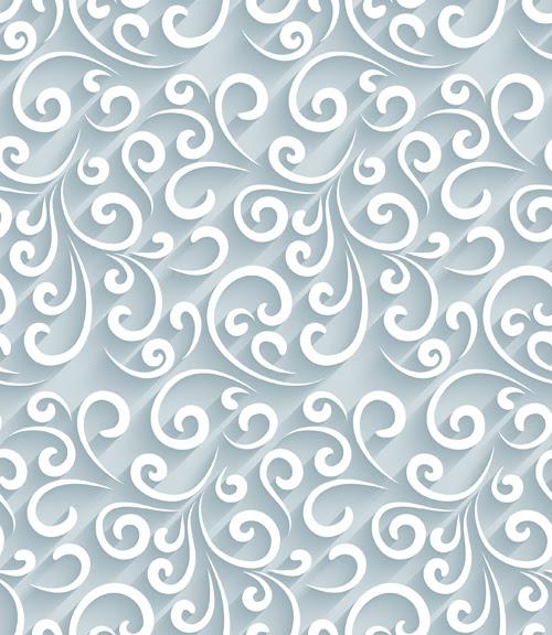 Download Paper floral seamless pattern vector free download
