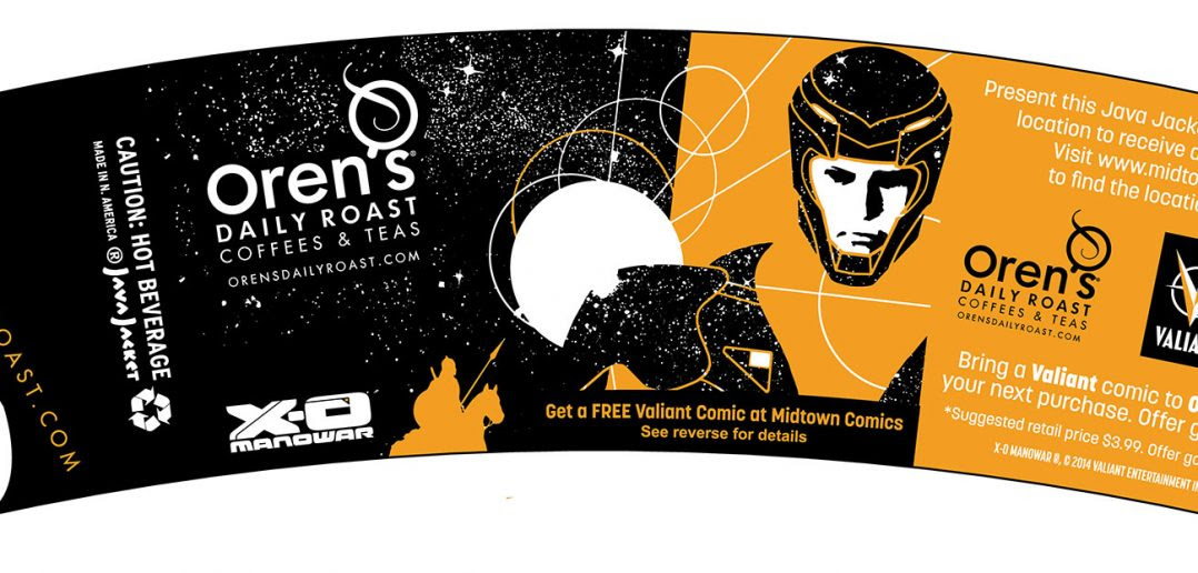 Valiant Oren S Daily Roast And Midtown Comics Brew Up Custom Beverages Free Comic Giveaways And More