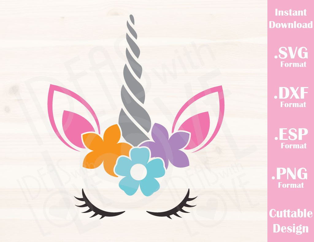 Download Unicorn Girl Cutting File in SVG, ESP, DXF and PNG Format ...