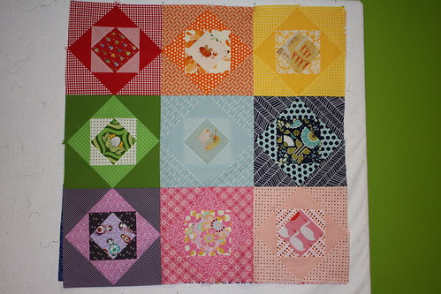 Rainbow I Spy Quilt Top