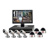REVO 16 Channel Indoor/Outdoor Video Security System with DVR, Monitor and 8 Security Cameras