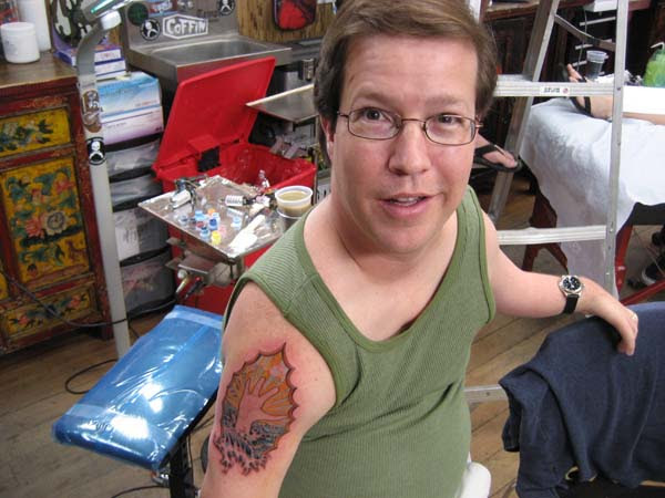 Miami Ink - The story of Shortarmguy's tattoo and hanging with Chris Garver 