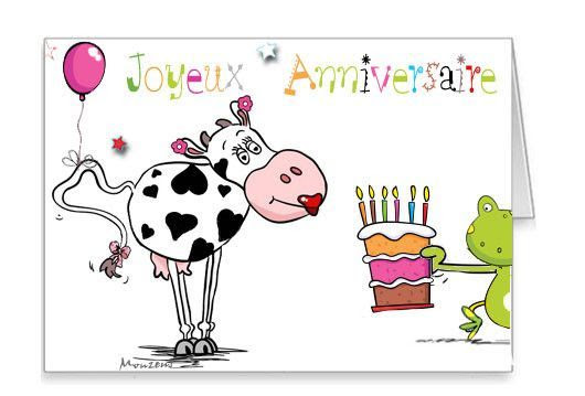 Joyeux Anniversaire Vache