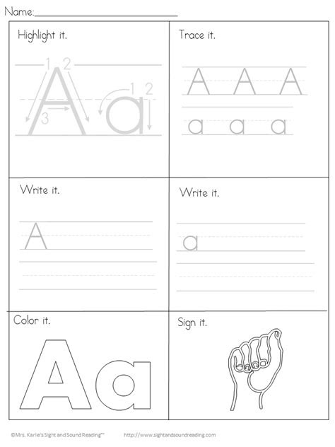  350 free handwriting worksheets for kids mrs karles sight and